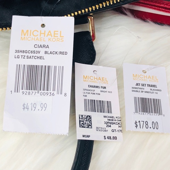 3PCS Michael Kors Ciara Satchel Wallet Charms - Picture 8 of 8